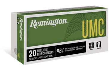 Image of Remington UMC .224 Valkyrie 75 Grain Full Metal Jacket Brass Cased Centerfire Rifle Ammo, 20 Rounds, 21203