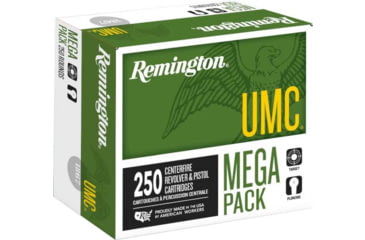Image of Remington UMC .380 ACP 95 Grain Full Metal Jacket Centerfire Pistol Ammo, 250 Rounds, 23721