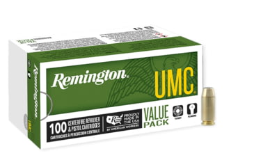 Image of Remington UMC .40 S&amp;W 180 Grain Full Metal Jacket Centerfire Pistol Ammo, 100 Rounds, 23795