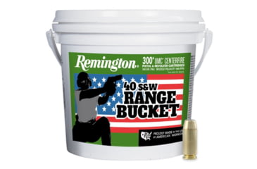 Image of Remington UMC .40 S&amp;W 180 Grain Full Metal Jacket Centerfire Pistol Ammo, 300 Rounds, 23976