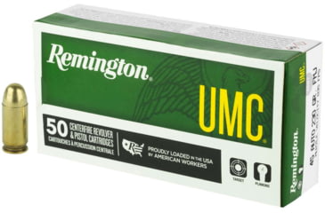 Image of Remington UMC .45 Auto Full Metal Jacket Nickel-Plated Brass Cased Pistol Ammo, 500 Rounds, 23653
