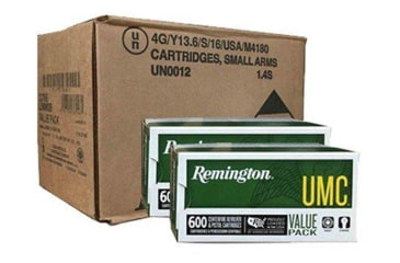 Image of Remington UMC 9mm Luger 115 gr MC 1200/ct, 23765C2