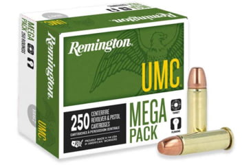Image of Remington UMC .38 Special 130 Grain Full Metal Jacket Centerfire Pistol Ammo, 250 Rounds, 23731