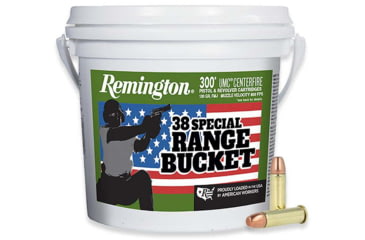 Image of Remington UMC .38 Special 130 Grain Full Metal Jacket Centerfire Pistol Ammo, 300 Rounds, 23669