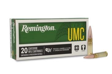 Image of Remington UMC Rifle .300 AAC Blackout 220 Grain Open Tip Flat Base Centerfire Rifle Ammo, 20 Rounds, 21422