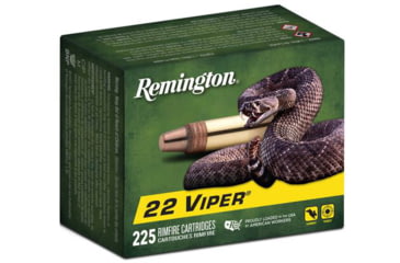 Image of Remington 22 Viper .22 Long Rifle 36 Grain Truncated Cone Solid Brass Cased Ammo, 225 Rounds, 21239
