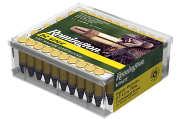 Image of Remington 22 Viper .22 Long Rifle 36 Grain Truncated Cone Solid Bullet Brass Cased Rimfire Ammo, 50 Rounds, 21080