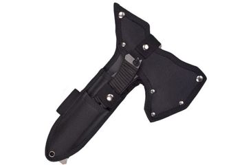 Image of Renegade Tactical Steel Deep Woods Wolf Axe with 8in Knife, Black RT116
