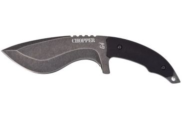 Image of Renegade Tactical Steel G4 Kukri Chopper Fixed Blade Knife, Black RT108