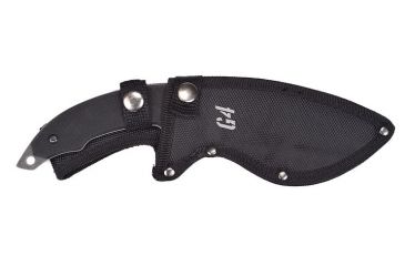 Image of Renegade Tactical Steel G4 Kukri Chopper Fixed Blade Knife, Black RT108