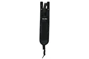 Image of Renegade Tactical Steel M1-OPS Sniper Bowie Knife, 9.5in Blade, Black, RT180