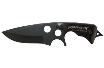 Image of Renegade Tactical Steel M1OPS Fighter 3.5in Knife, Black RT166