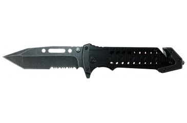 Image of Renegade Tactical Steel Steam Punk Folder 3.75in Knife, Black RT172