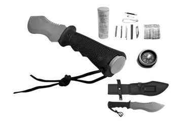 Image of Renegade Tactical Steel Strike Force Survival 9in Knife, Silver RT101