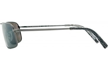 Image of Reptile Sun Gomek Sunglasses, Dark Gunmetal Frame, Titanium Black/Glass Lens, Polarized, GOMBDG