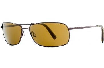 Image of Reptile Sun Gomek Sunglasses, Espresso Frame, Titanium Gold/Glass Lens, Polarized, GOMGES