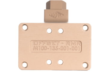 Image of Reptilia AUS Offset Red Dot Sight Mount, Fits Trijicon RMR, FDE, 100-348