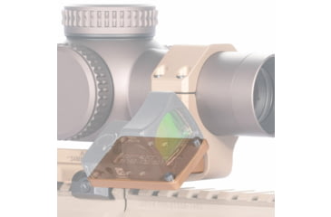 Image of Reptilia AUS Offset Red Dot Sight Mount, Fits Trijicon RMR, FDE, 100-348