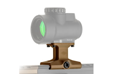 Image of Reptilia DOT Mount 1.93in Height for Trijicon MRO, Type III Hardcoat Anodized, FDE Anodized, NSN 1005-01-674-6542, 100-052