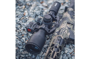 Image of Reptilia ROF-90 Tall Red Dot Sight Mount, Fits Aimpoint ARCO/ Geissele Super Precision, Anodized Finish, Black, 30mm, 100-347