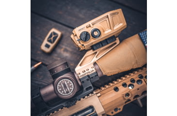 Image of Reptilia ROF Diving Board Mount, Fits AUS/ Geissele Super Precision, 34mm, Anodized Finish, FDE, 100-101