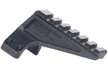 Image of Reptilia ROF Diving Board Single Mount, Fits AUS/ Geissele Super Precision, Anodized Finish, Black, 35mm, 100-351