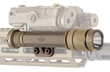 Image of Reptilia Torch 6V/CR123 M-LOK Light Body, Right Side, Type III Hardcoat Anodized, Tobacco, 100-106