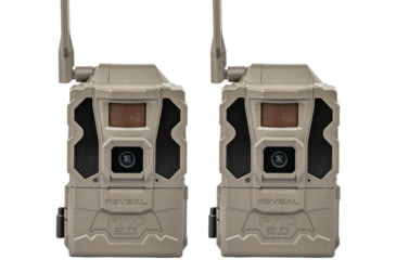 Image of Reveal by Tactacam Pro 3.0 Cellular Trail Camera, 2-Pack, Gray, RV-XP3-BNDL1