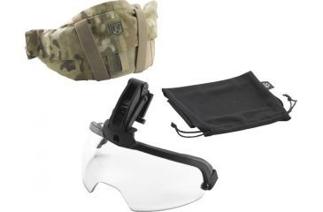 Image of Revision Cobra Visor System With Microfiber Storage Pouch, Black, Small 4-0505-5022