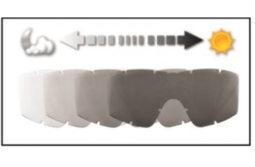 Image of Revision Desert Locust Carrier Goggle - Basic Photochromic Kit, Black Frame / Photochromic Lens, 4-0309-9903