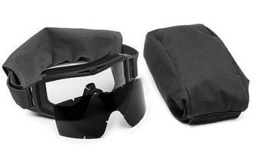 Image of Revision Eyewear Desert Locust Ballistic Goggle Essential Kit, Black