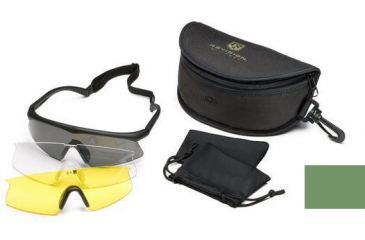 Image of Revision Sawfly Eyeshield Deluxe Kit - Large Green, Clear, Solar Yellow Lenses 400760161