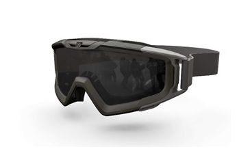 Image of Revision Snowhawk Basic Goggle System w/ Solar Lens, Black Frame, 4-0100-0008
