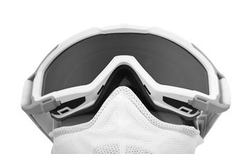 Image of Revision Snowhawk Basic Goggle System w/ Solar Lens, White Frame, 4-0100-0009