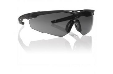 Image of Revision Stingerhawk Eyewear System US Military Kit,Black Frame,Clear and Smoke Lens,Head Strap,Microfiber Pouch and Case 4-0152-0001