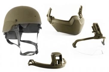 Image of Revision Viper A1 Helmet - Complete System 1Nvg, Tan 499, Small 4-0516-9783