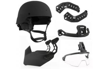 Image of Revision Viper P2 Helmet, System w/ILR, 1NVG, MSS, Black, Small 4-0501-5340