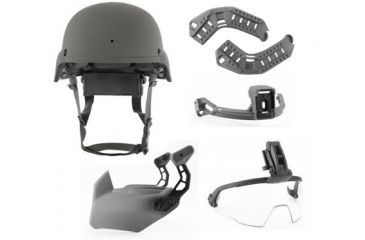 Image of Revision Viper P2 Helmet, System w/ILR, 1NVG, MSS, Foliage Green, Large 4-0501-5350