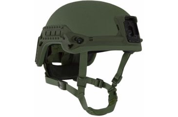 Image of Revision Viper P4 High Cut Combat Helmet System, Olive Green, Small, 4-0555-5102