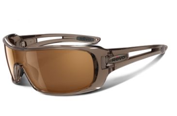 Image of Revo Backbay Crystal Brown Nylon Frame, Bronze Lens Sunglasses - RE4055-03
