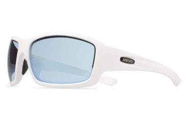Image of Revo Bearing Progressive Prescription Sunglasses, Matte White Frame, Polarized, RE 4057 09 BLPR