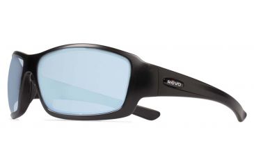 Image of Revo Bearing Sunglasses, Matte Black Frame, Blue Water Lens RE4057-01-BL