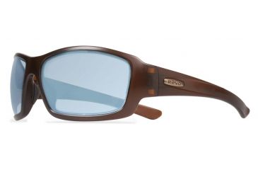 Image of Revo Bearing Sunglasses, Matte Brown Frame, Blue Water Lens RE4057-02-BL