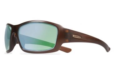 Image of Revo Bearing Sunglasses, Matte Brown Frame, Green Water Lens RE4057-02-GN
