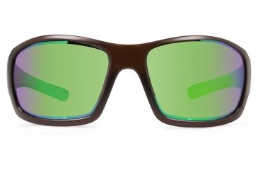 Image of Revo Bearing Sunglasses, Matte Brown Frame, Green Water Lens RE4057-02-GN