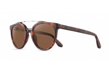 Image of Revo Buzz Sunglasses, Honey Matte Tortoise Frame, Custom Brown Lens, Polarized, RBV 1006 02 BBW