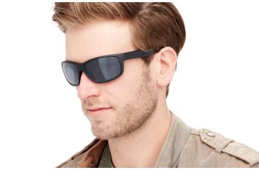 Image of Revo Caper Sunglasses - Men's, Matte Black Frame, Blue Water Lens, Medium, RE 1092 01 BL