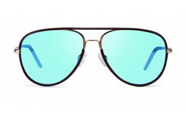 Image of Revo Carlisle Sunglasses, Gold Frame, Blue Water Lens, Polarized, RE 1030 04 GBL