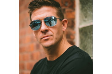 Image of Revo Conrad Sunglasses - Men's, Chrome Frame, Blue Water Lens, Medium, RE 1106 03 BL