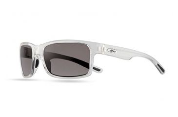 Image of Revo Crawler Sunglasses, Clear Crystal Frame, Crystal Graphite Lens, Polarized, RE 1027 09 GGY